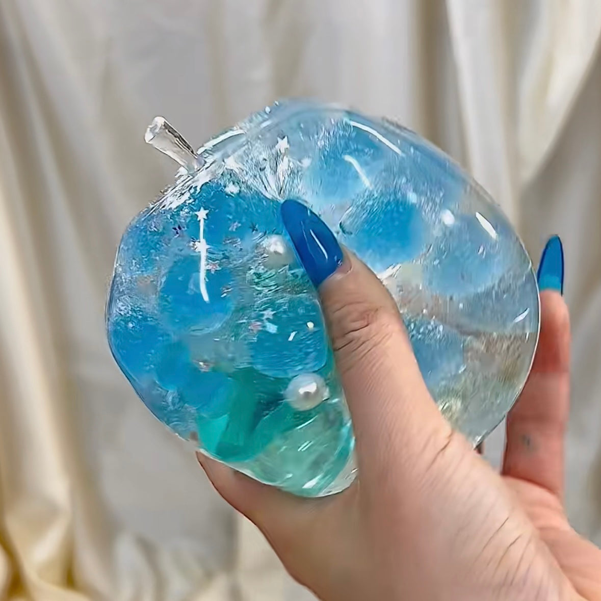 Blue Apple Vaseline Base Stress Ball Squishy Stress Relief Decompression Toy – product image 2