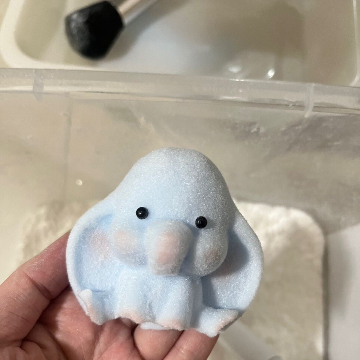 Blue Elephant Taba Squishy Toy – product image 2