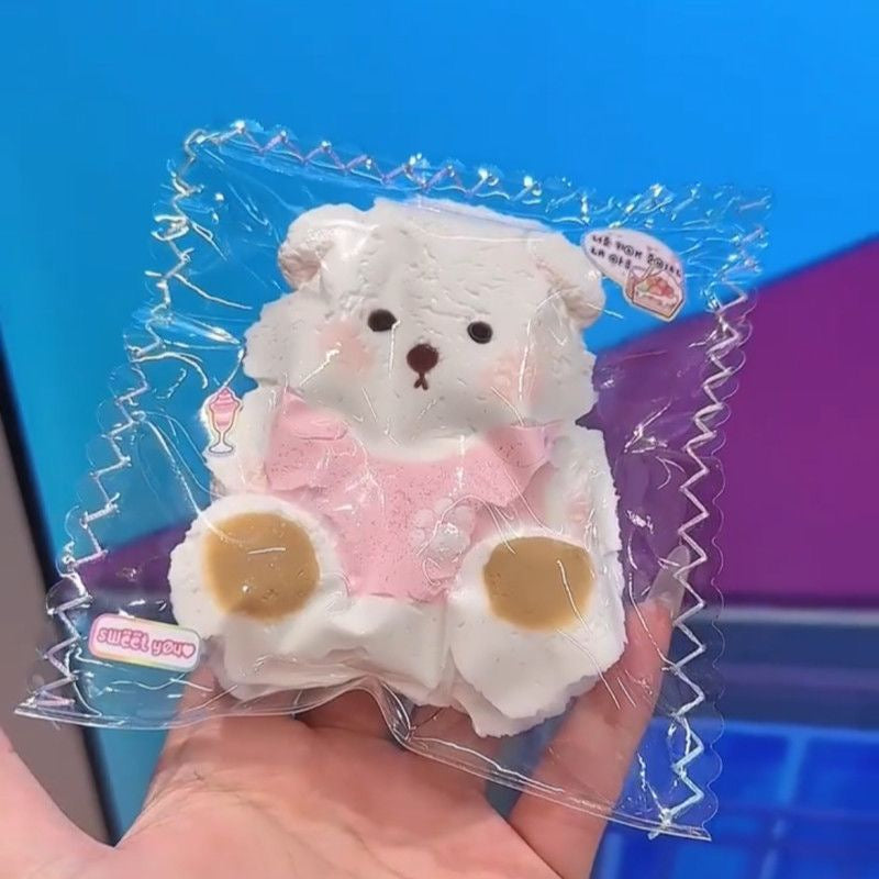 Handmade Blue / Purple / Pink Bear Taba Squishy Toy – product image 14