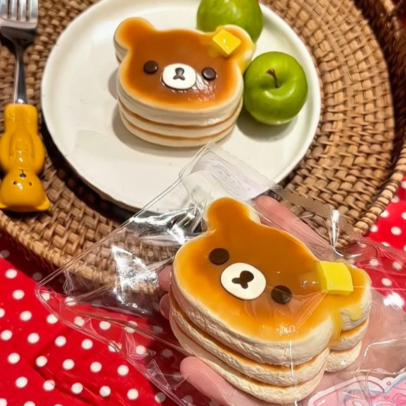 Brown Bear Head Taba Squishy Toy – product image 7