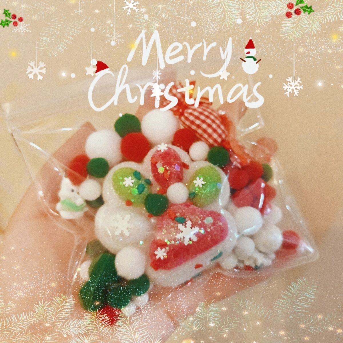 Handmade Silicone Christmas Cat's Paw Taba Squishy Toy – product image 5