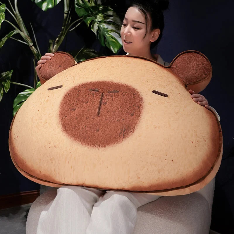 Capybara/Cat Cookie Plushie – Jumbo Comfort in a Sweet Design — image 1