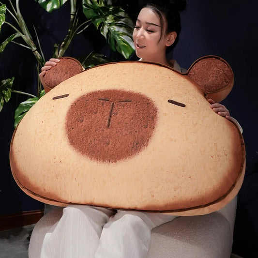 Capybara/Cat Cookie Plushie – Jumbo Comfort in a Sweet Design — image 1