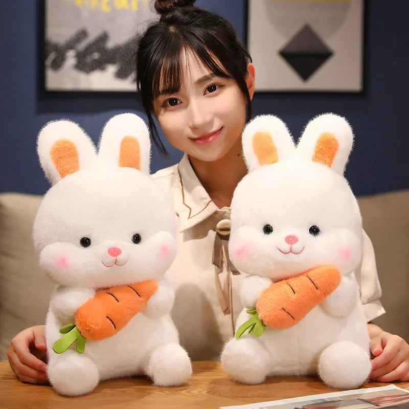 Carrot-Holding Bunny Plushie, 10-20" | 26-50 cm — image 4