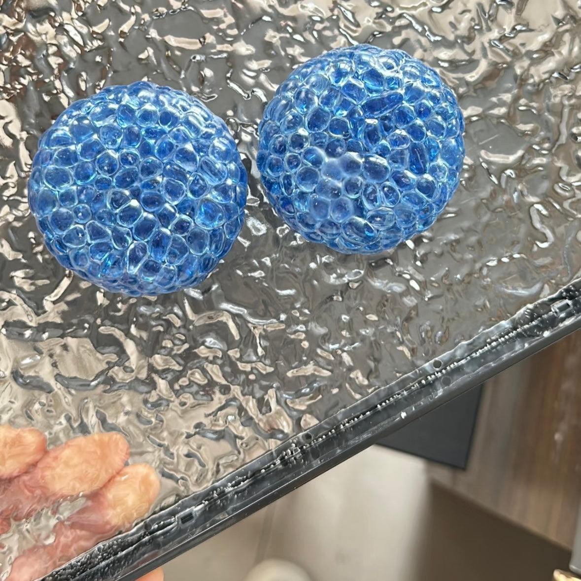 Blue Handmade Stress Balls – product image 2