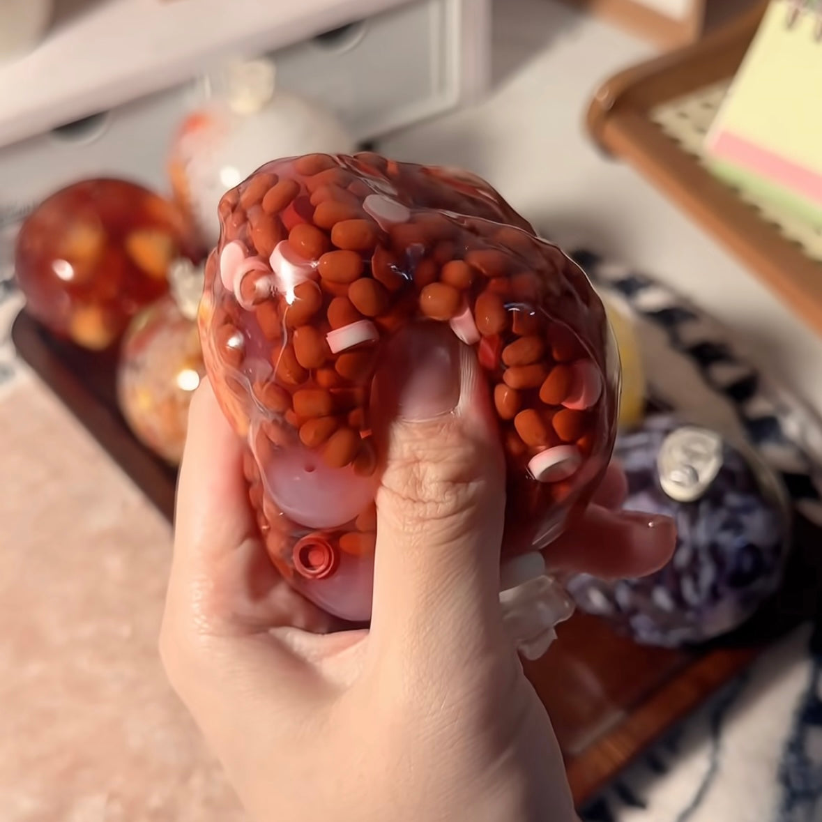 Rice Ball Collection Stress Ball Squishy Stress Relief Decompression Toy - Zip-tie Closure – product image 18