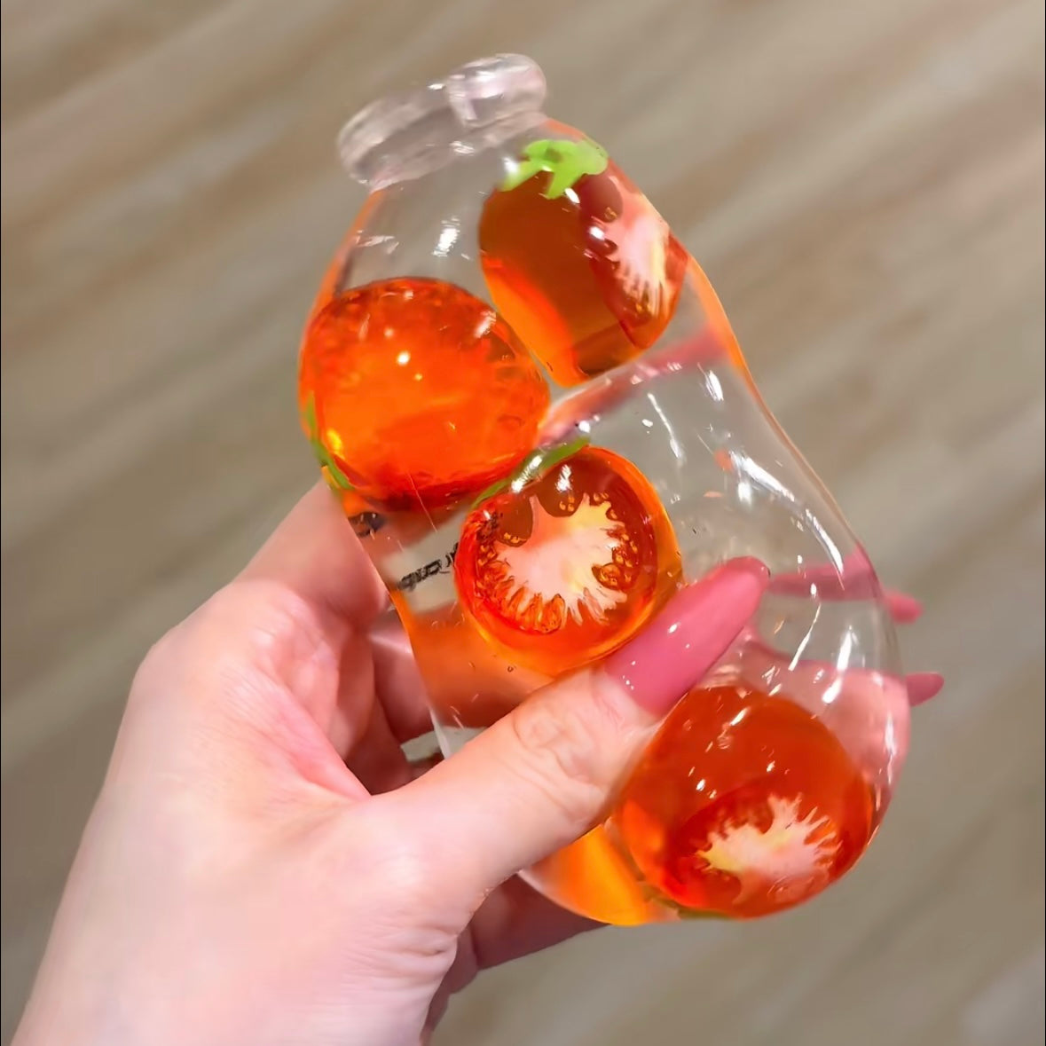 Vaseline Fruit Juice Drink Stress Ball Squishy Stress Relief Decompression Toy – product image 4