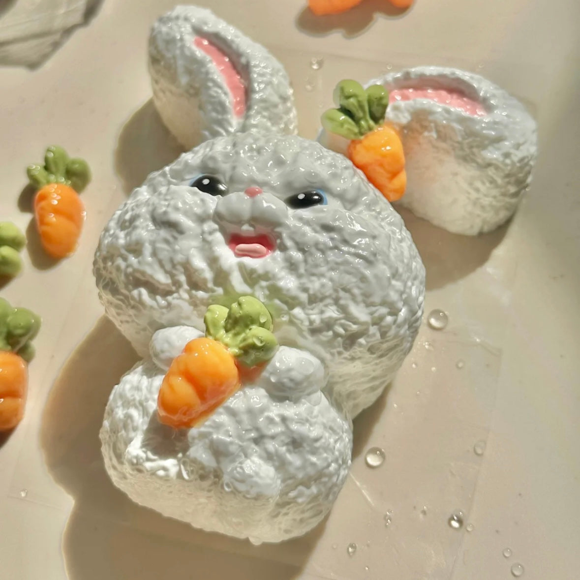 Rabbit Bunny Snowball Taba Squishy Toy – product image 4