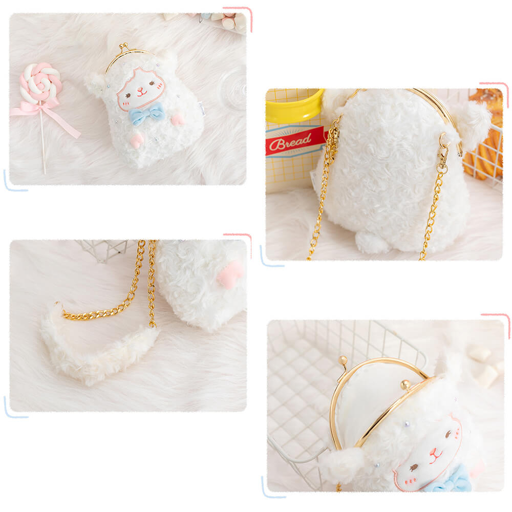 Little Lamb Clip Plush Bag Sweet Sugar Bean — image 5