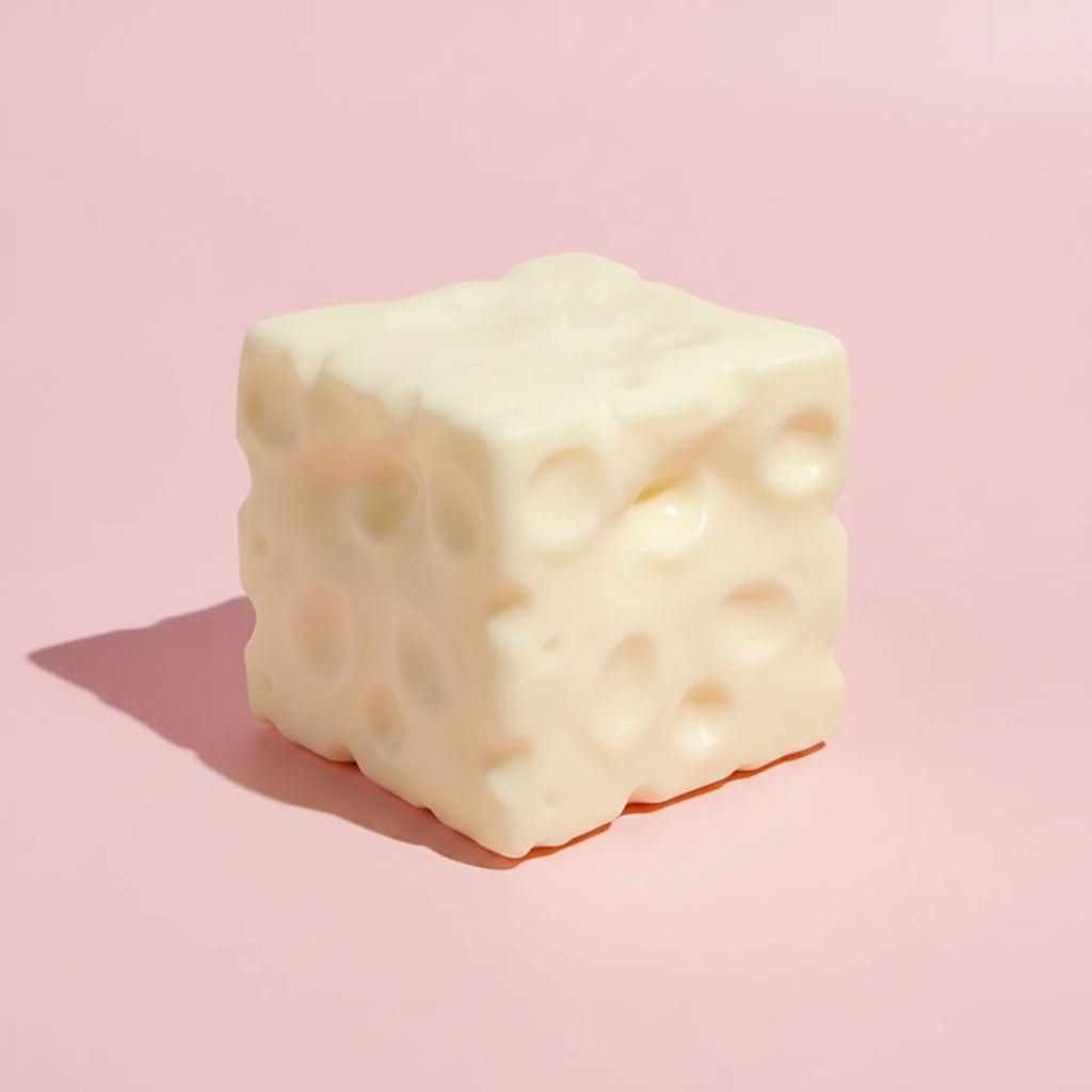 Cheese Cube Slow Rise Squishy