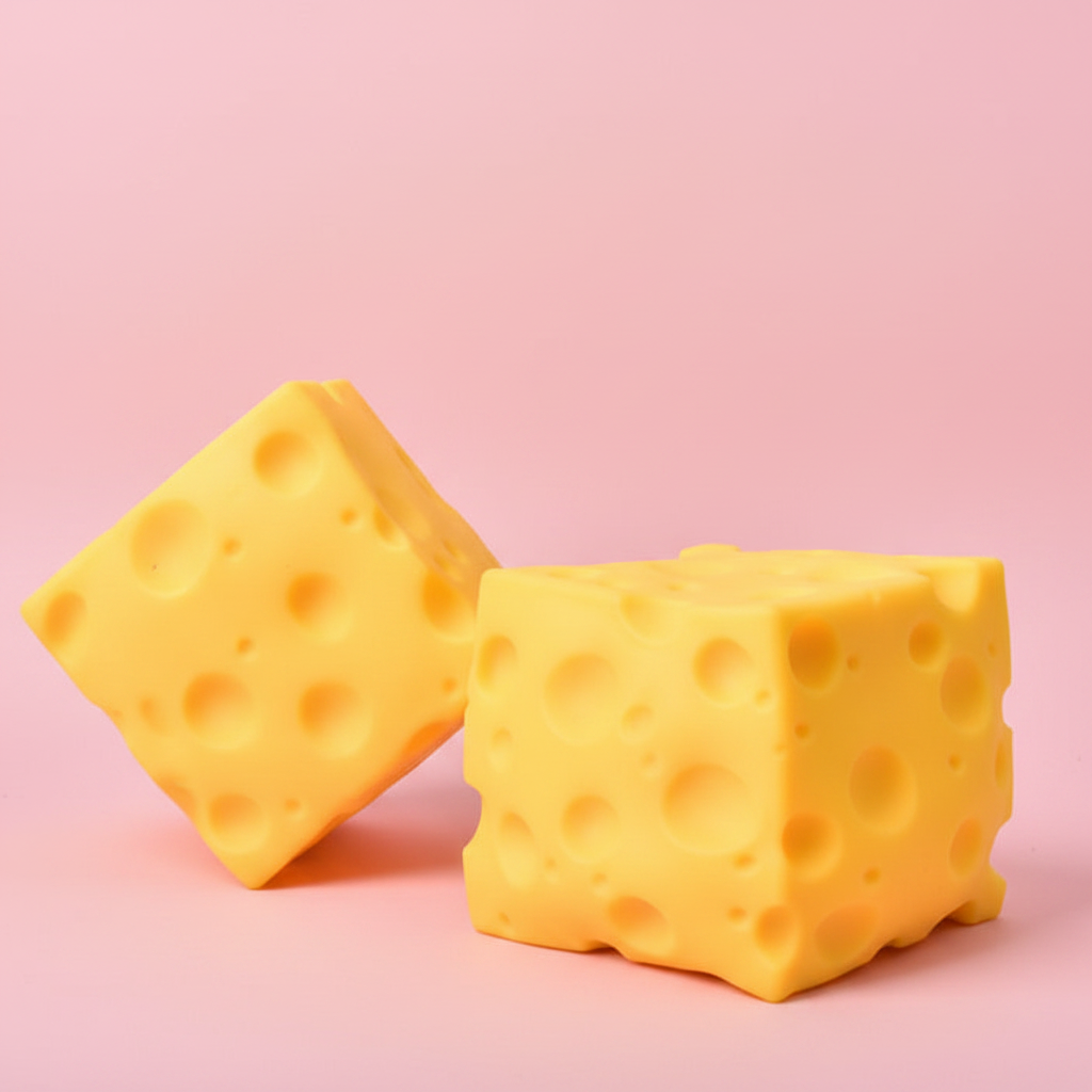 Cheese Wedge Fast Rebound Squishy