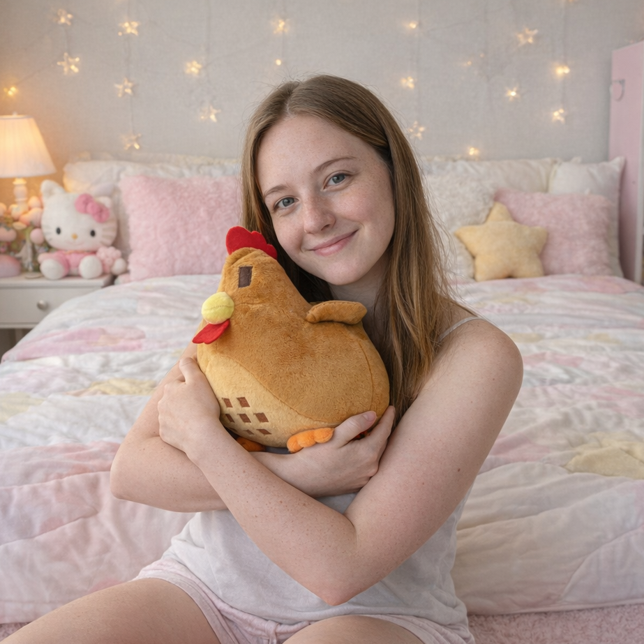 Kawaii Stardew Valley Chicken Plushie — image 6