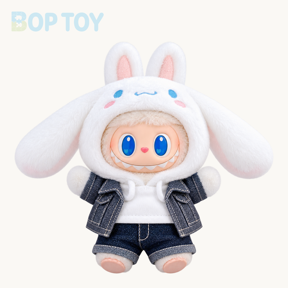 POP MART Labubu The Monsters x Hello Kitty and Friends Vinyl Plush Pendant Blind Box — Cinnamonroll option