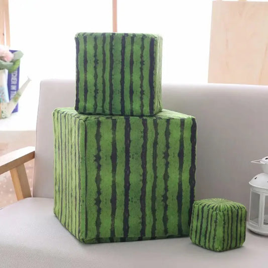 Cube Watermelon Plushie – 4-12" | 10-30 cm — image 1