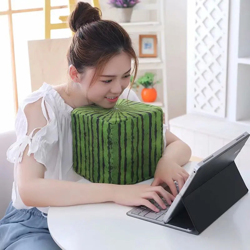 Cube Watermelon Plushie – 4-12" | 10-30 cm — image 4