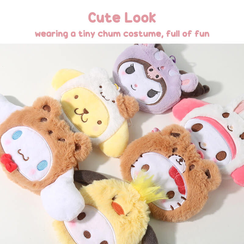 Sanrio Otomodachi Kigurumi Plushie Purse with Card Case — image 3