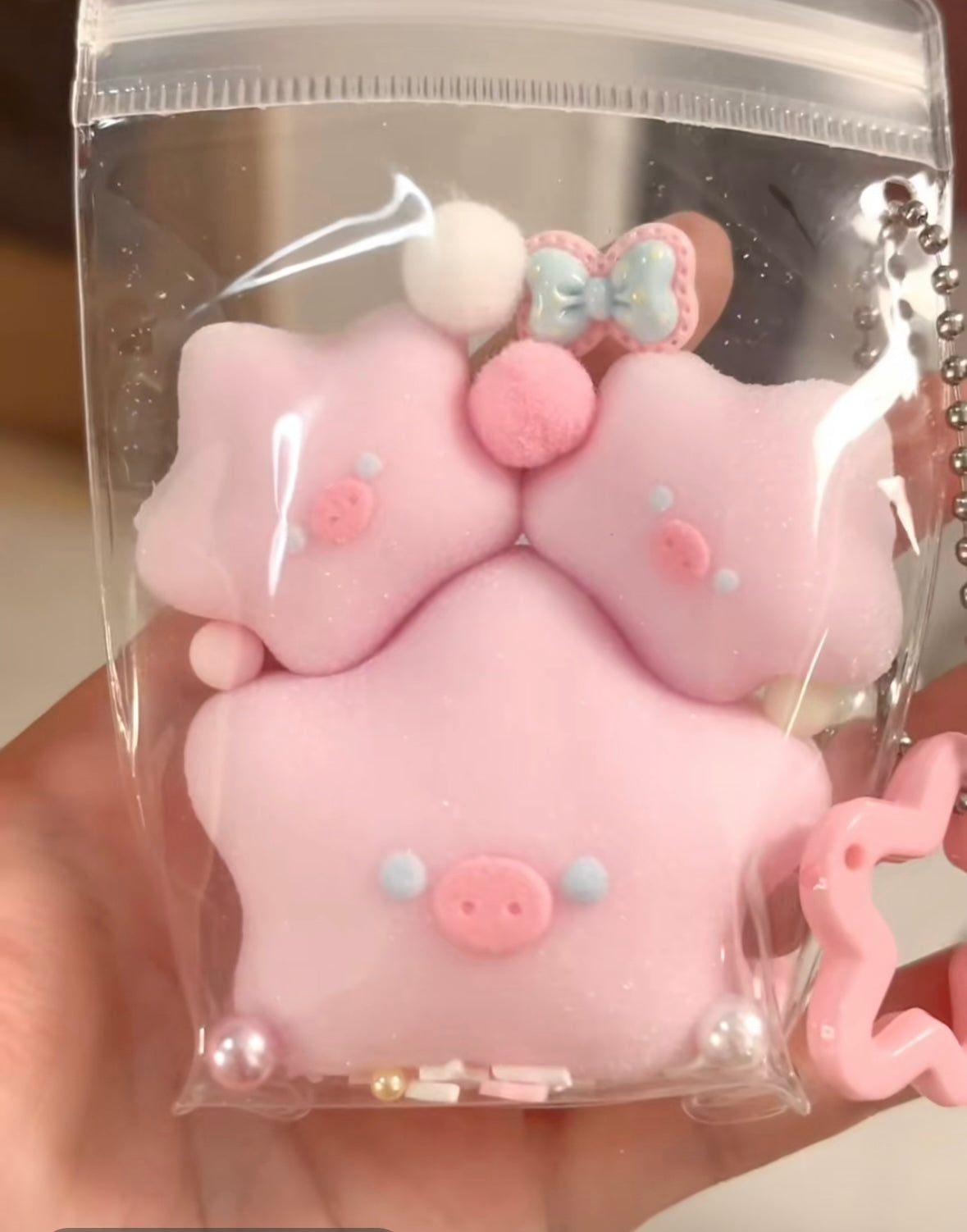 Handmade Pink Star Shape Squishy Stress Relief Toy – product image 9