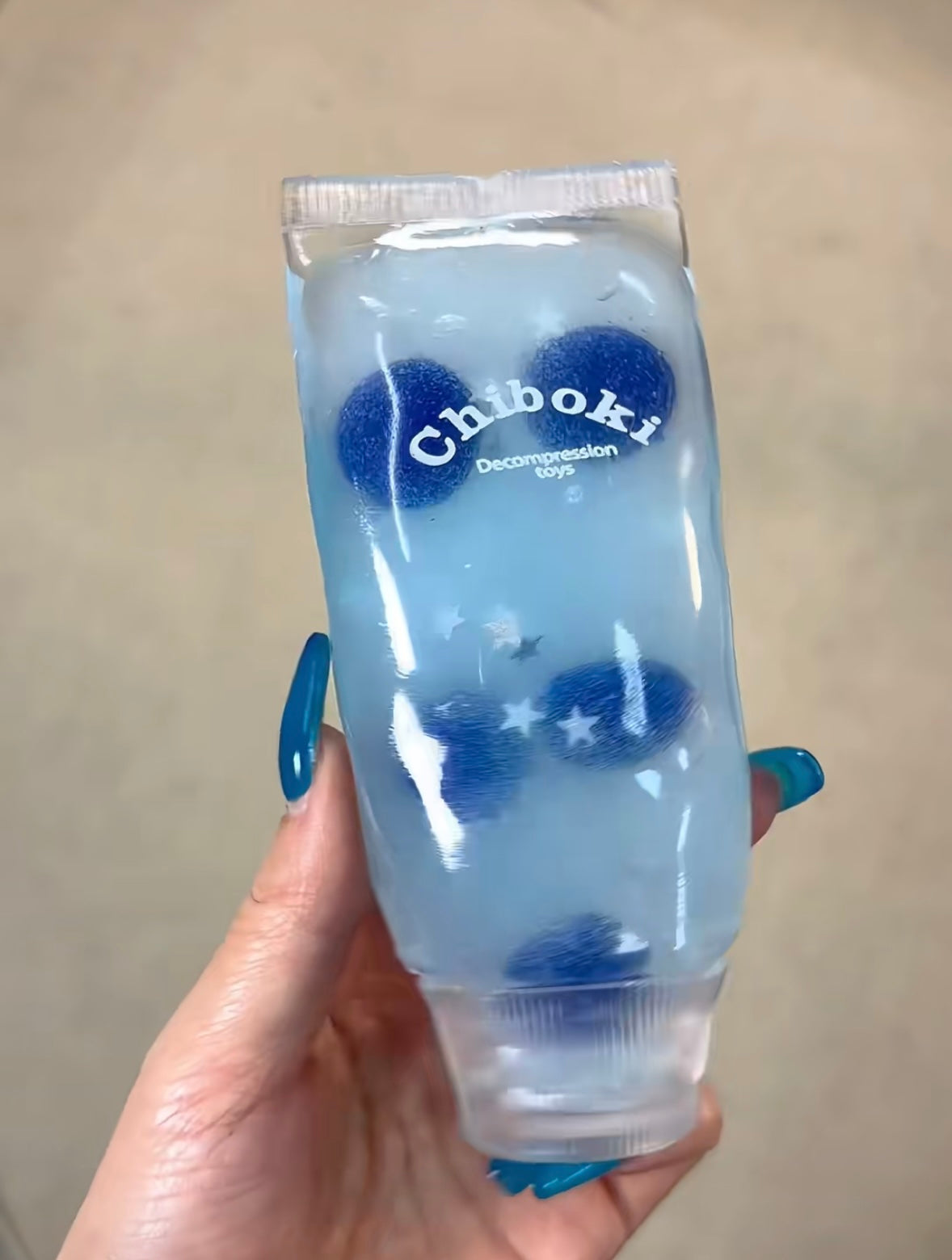 Toothpaste Shape Vaseline Base Handmade Stress Balls — Strawberry / Blueberry / Lemon – product image 3