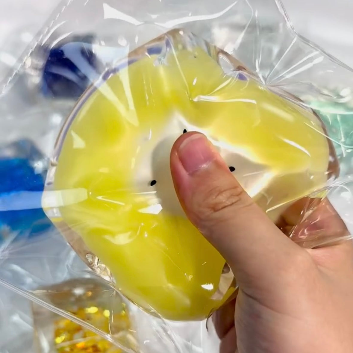 Transparent Watermelon Ice Cube Taba Squishy Toy – product image 8