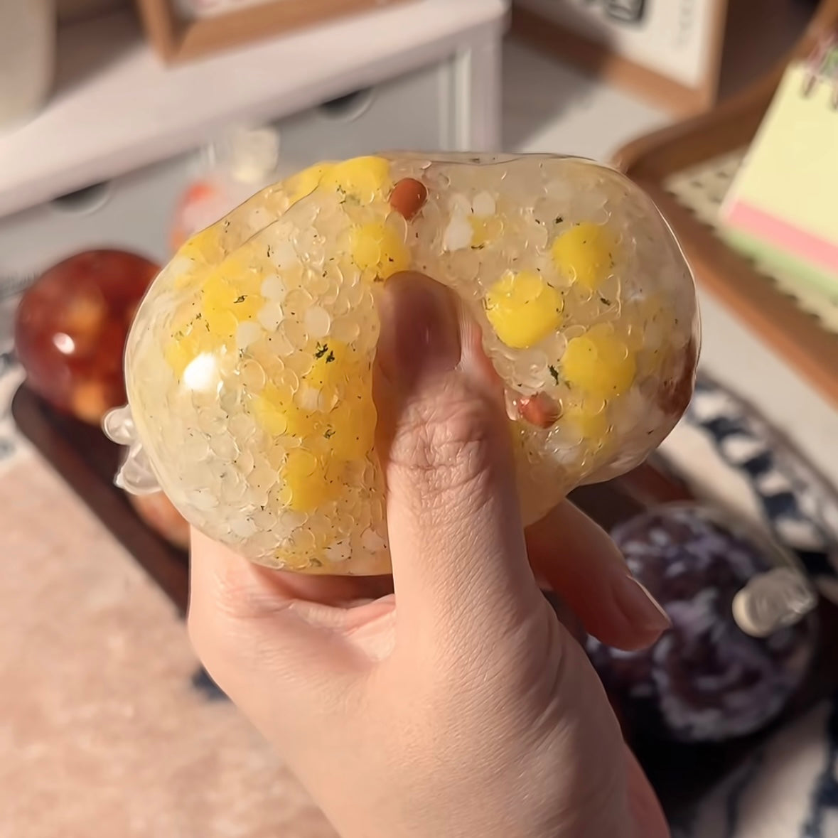 Rice Ball Collection Stress Ball Squishy Stress Relief Decompression Toy - Zip-tie Closure – product image 25