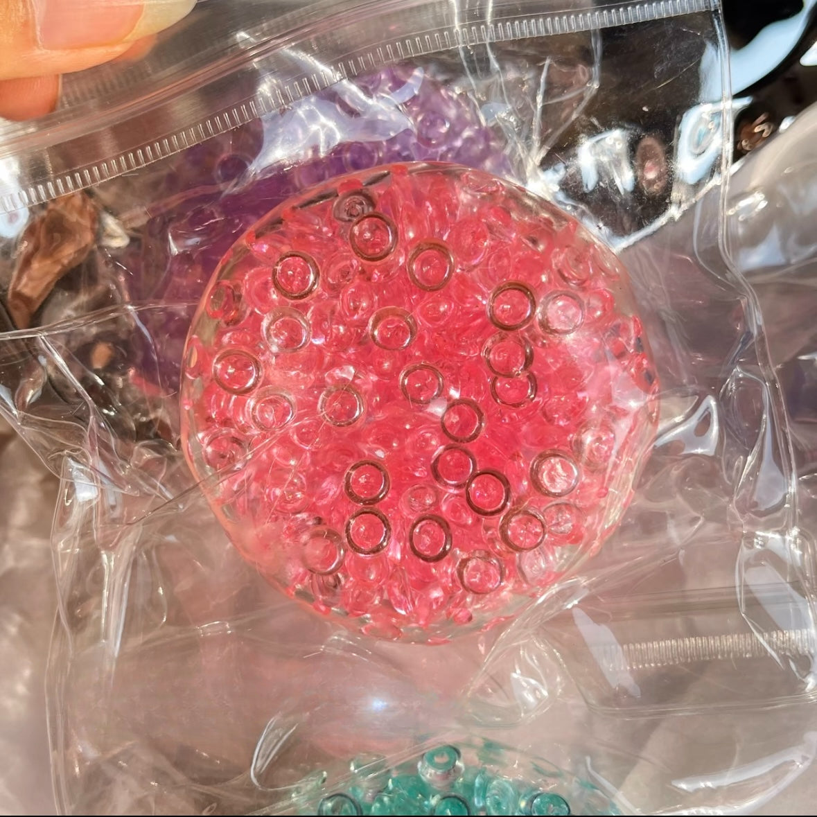 Handmade Stress Balls — Purple / Green / Blue – product image 4