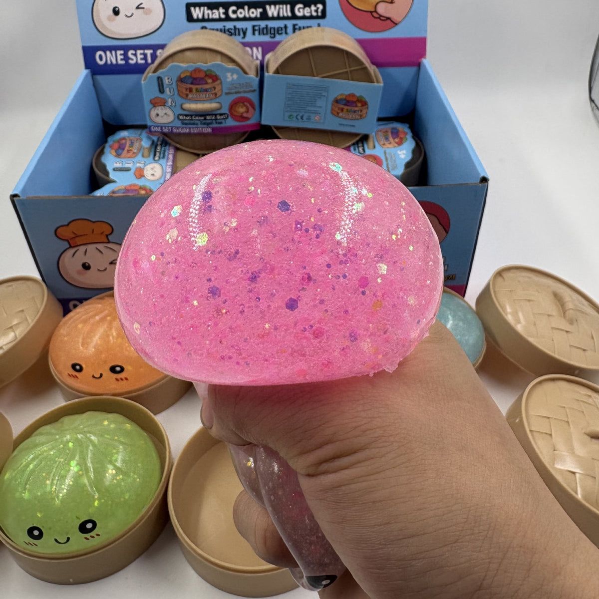 Glow in the Dark Squishy Bun – product image 5