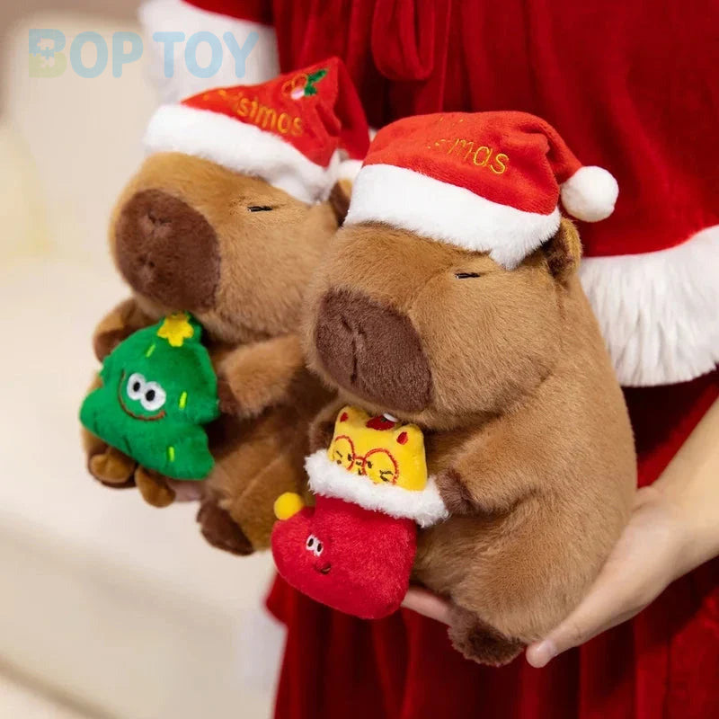 Kawaii Capybara Christmas Plushies — image 1