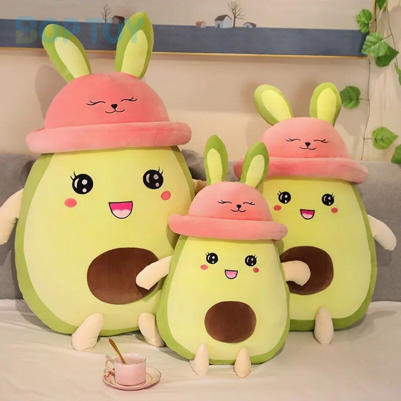 Plushie Jumbo Rabbit Avocado with Pink Hat, 31" | 80 cm — image 2