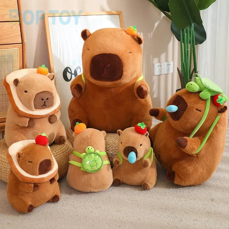 Silly Capybara Toast Turtle Snotty Plushie Family — image 2