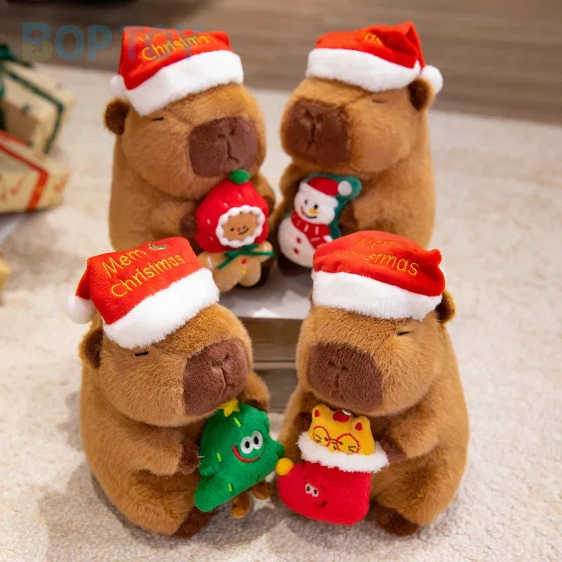 Kawaii Capybara Christmas Plushies — image 3
