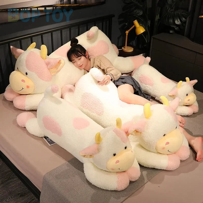 Jumbo Lounging Dairy Cow Plushie, 4 Colors, 35-43" | 90-110 cm — image 4