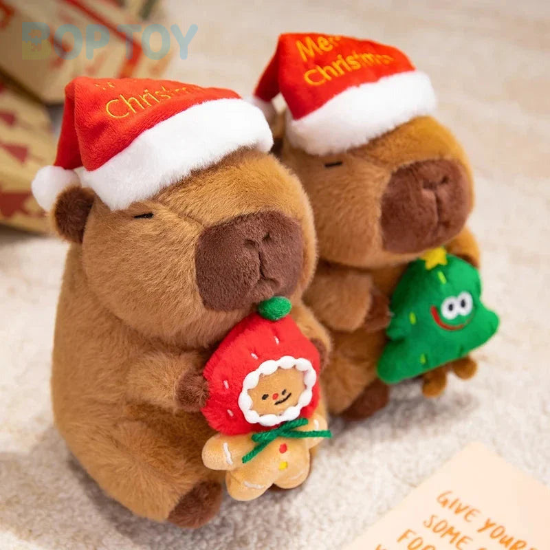Kawaii Capybara Christmas Plushies — image 4