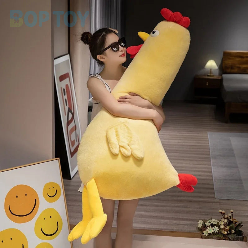 Long-Necked Squishy Chicken Plushie, Three Colors, 24-47" | 60-120 cm — image 5