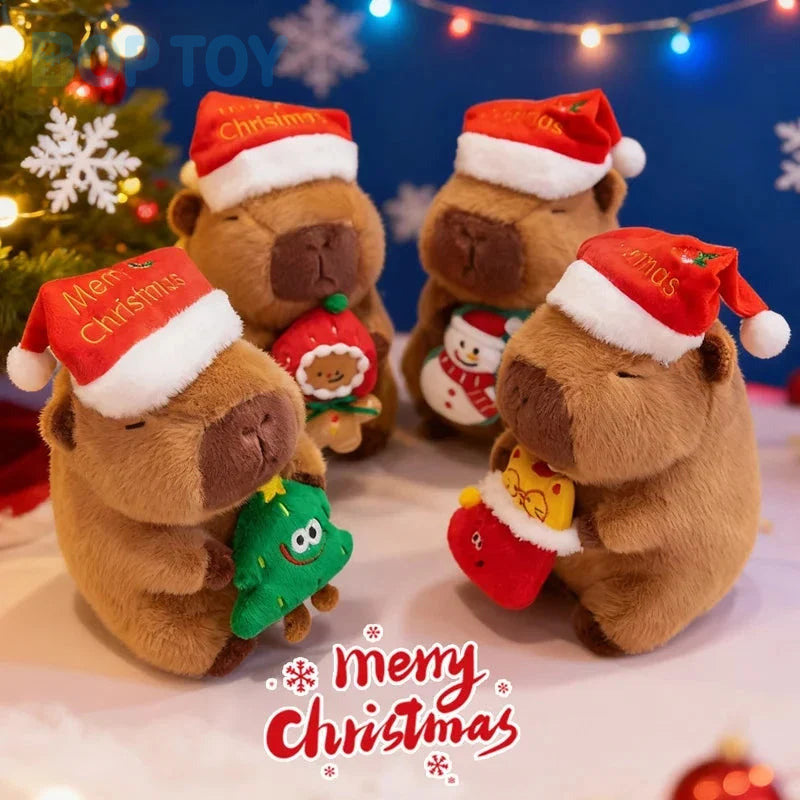 Kawaii Capybara Christmas Plushies — image 6