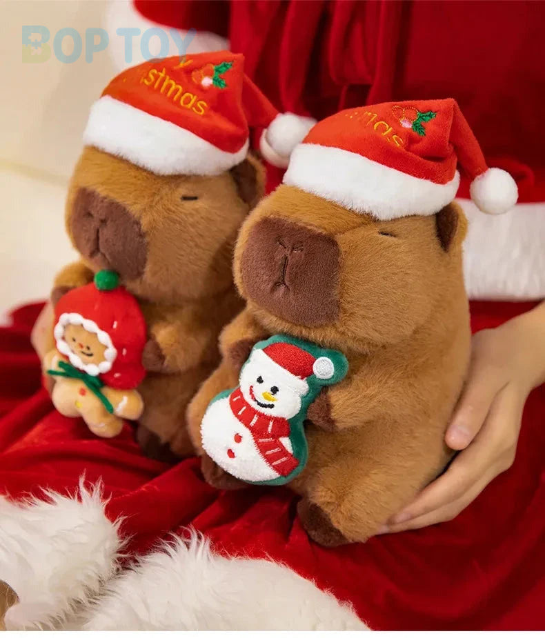 Kawaii Capybara Christmas Plushies — image 7