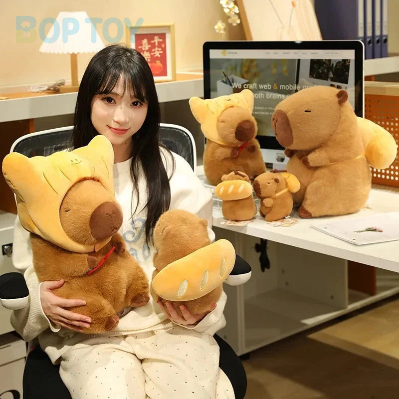 Toasted Croissant Capybara Plushies — image 9