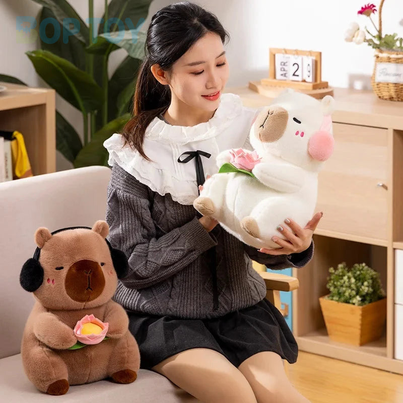 Fluffy Capybara & Monkey Plushie Pals — image 12