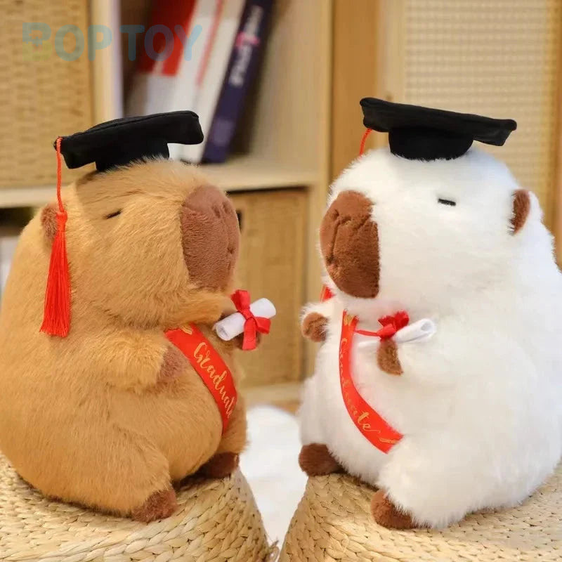 Kawaii Graduation Capybara Plushies — image 12