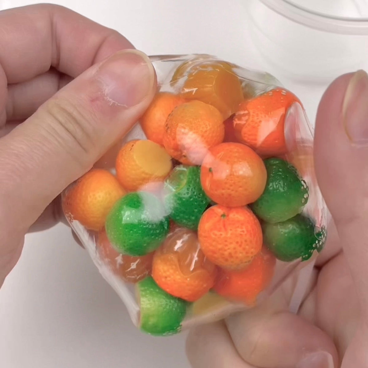 Orange Handmade Stress Balls – product image 2