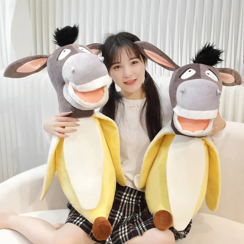 Donkey Banana Plushie, 8-35" | 20-90 cm 🍌🐴 — image 1