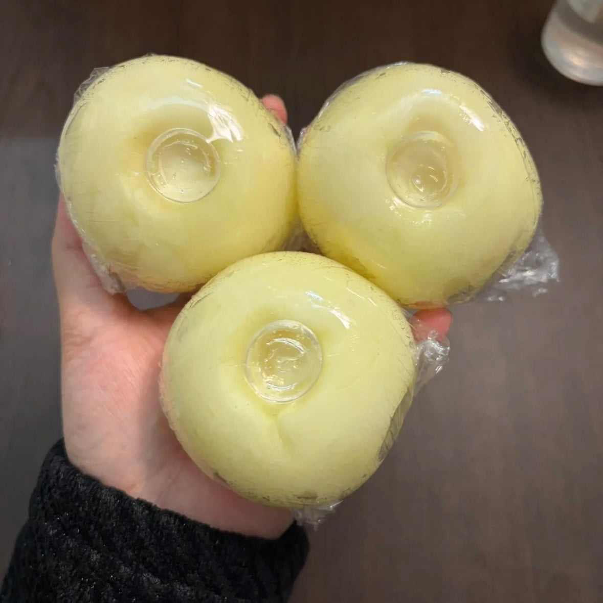 Coconut Oil Soap Base Handmade Stress Balls — Blue / Purple / Green & More – product image 8