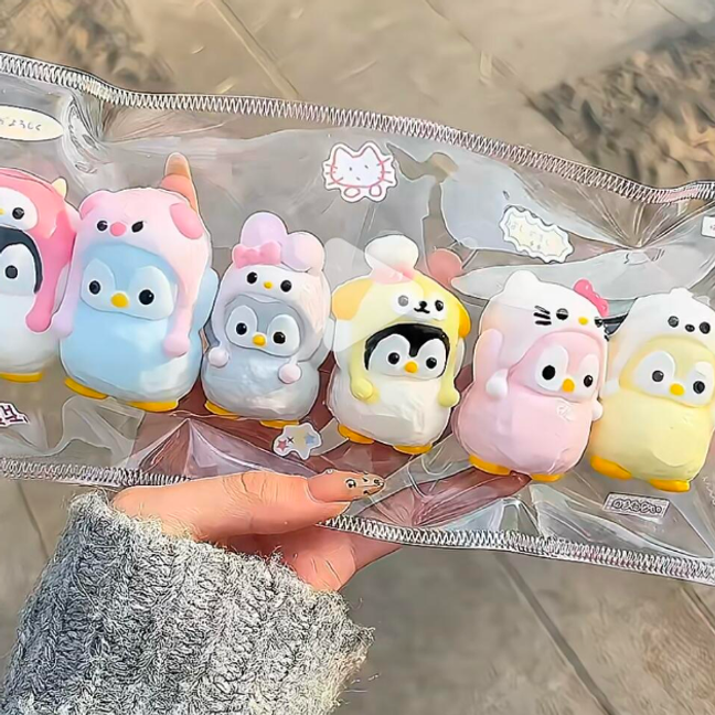 Handmade Mini Penguin Taba Squishy Toy – product image 2