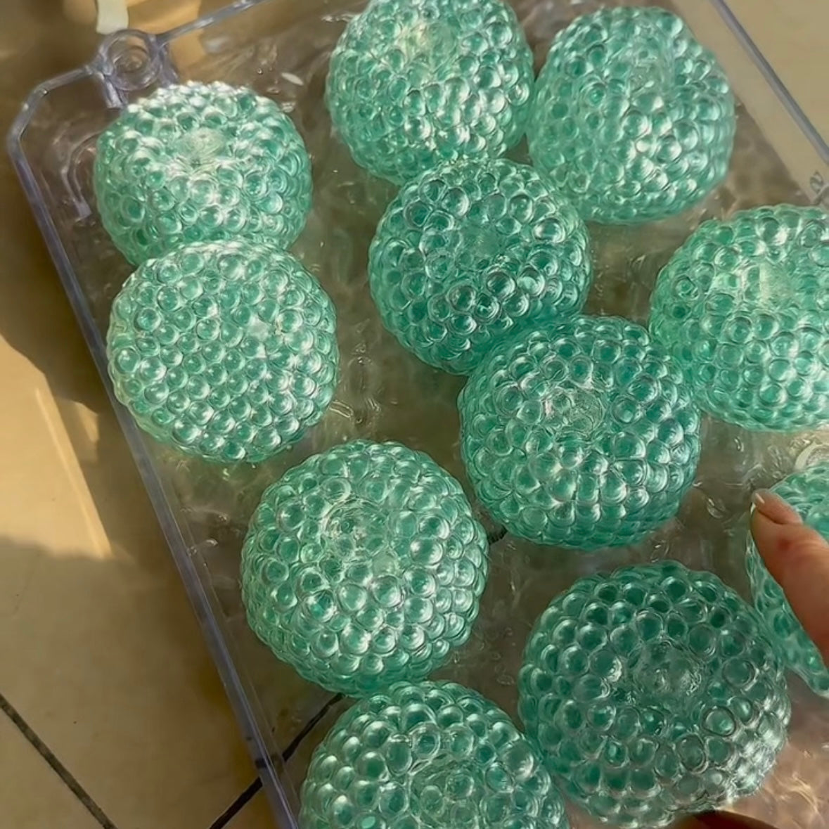 Handmade Stress Balls — 1pc White / 1pc Green / 2pcs White & More – product image 2