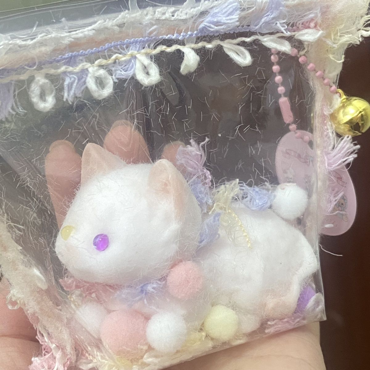 Handmade Silicone White Cat Stress Relief Squishy Toy – product image 2