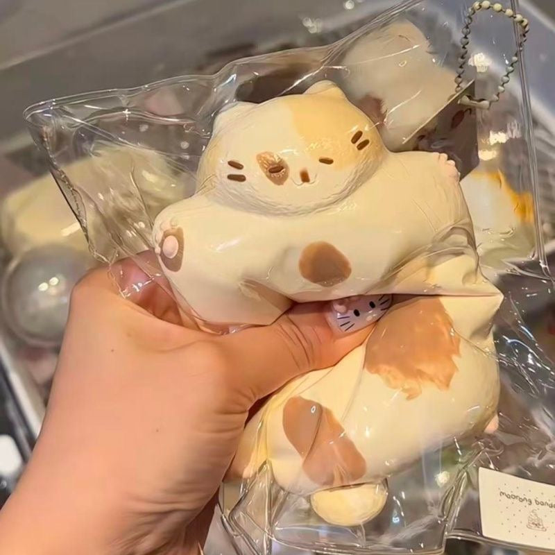Handmade Califlower Kitten Cat  Taba Squishy Toy – product image 3