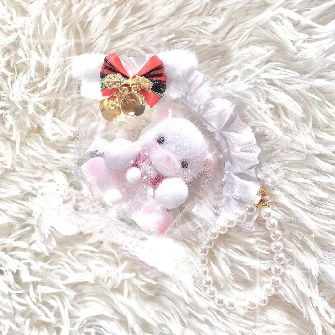 Handmade Silicone White Bear Stress Relief Squishy Toy – product image 2