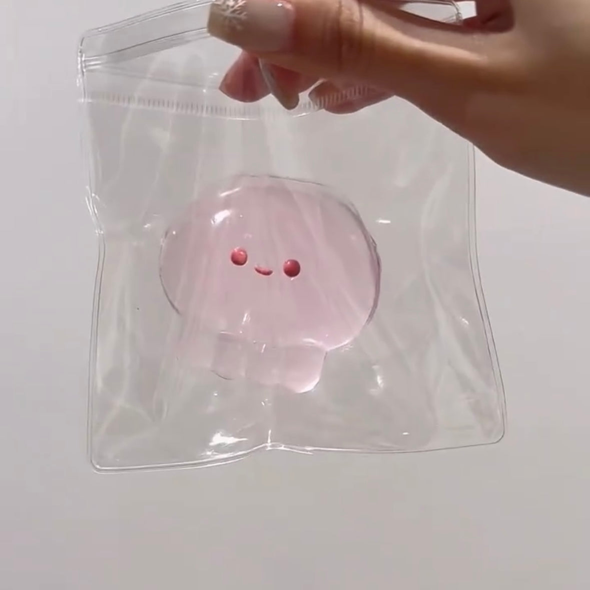 60g Handmade Transparent Jellyfish Octopus Taba Squishy Toy – product image 4