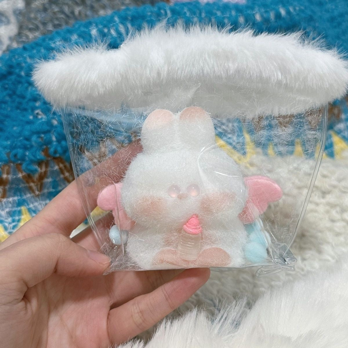 Handmade Silicone Rabbit bunny Stress Relief Squishy Toy — rabbit – product image 3