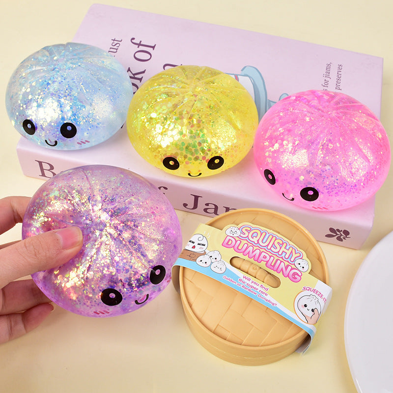Smiley Face Steamed Bun Fast Rebound Squishy – product image 3