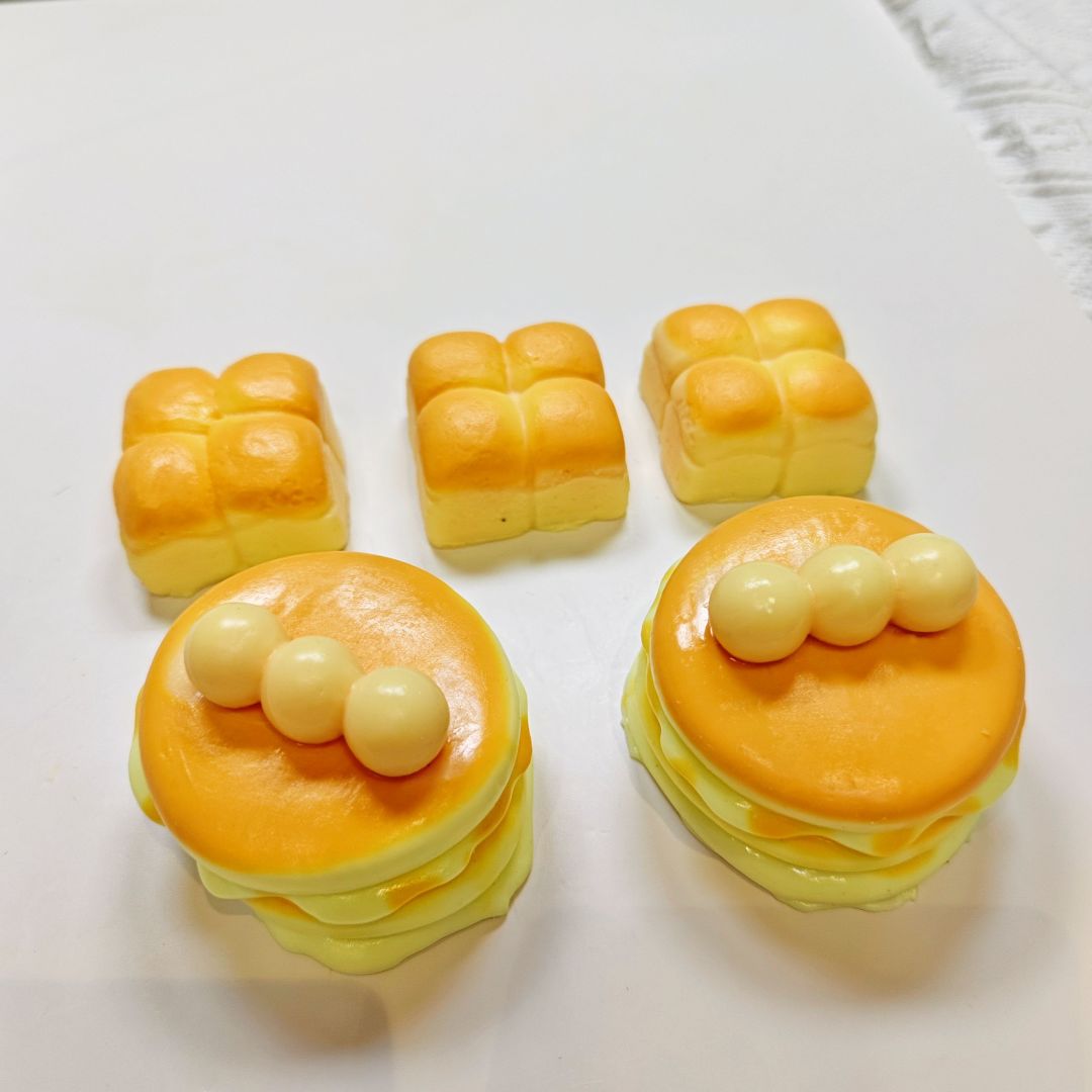 Handmade Silicone Soy Milk Cake Stress Relief Squishy Toy – product image 4